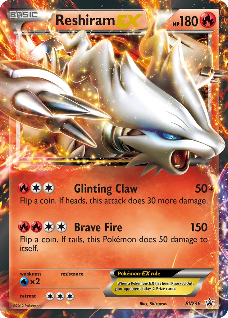 Reshiram-EX · BW Black Star Promos