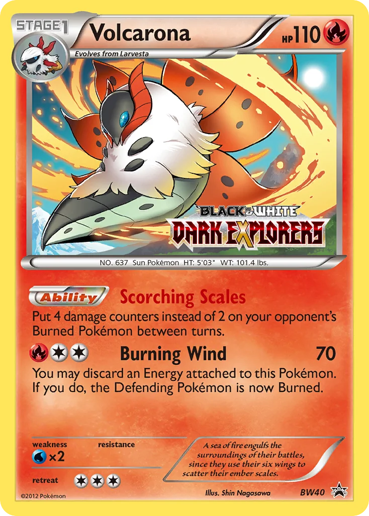 Volcarona · BW Black Star Promos