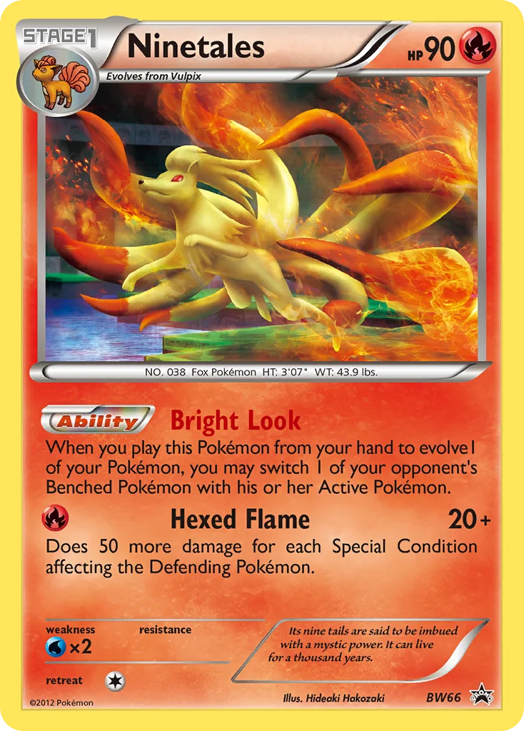 Ninetales · BW Black Star Promos
