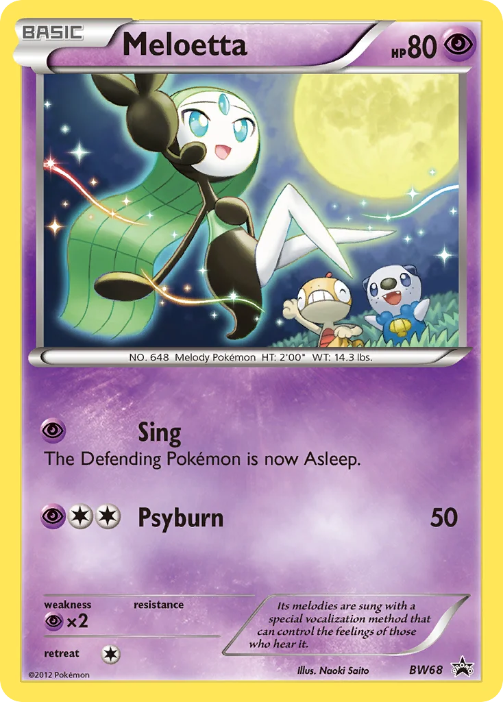 Meloetta · BW Black Star Promos