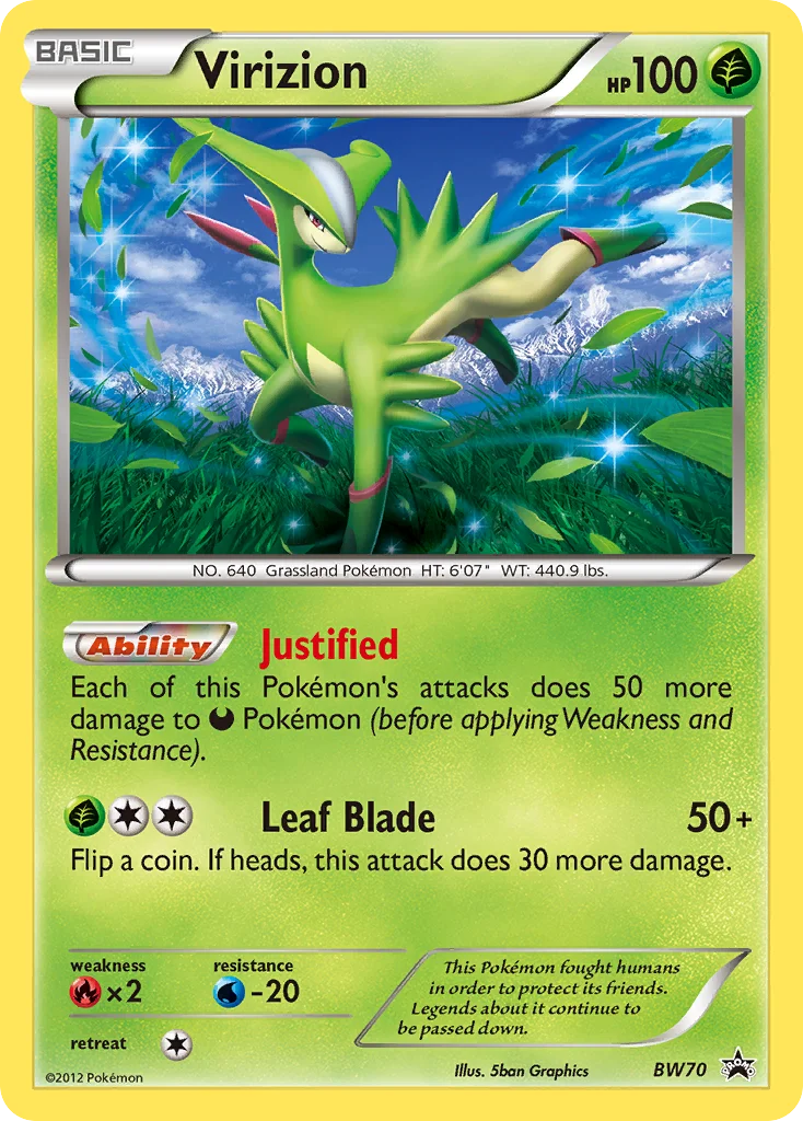 Virizion · BW Black Star Promos