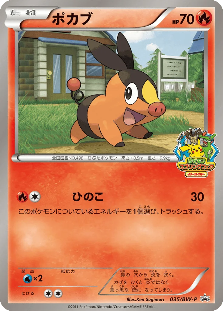 Tepig · Black & White Promos