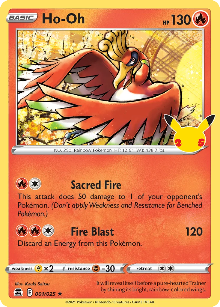 Ho-Oh · Celebrations
