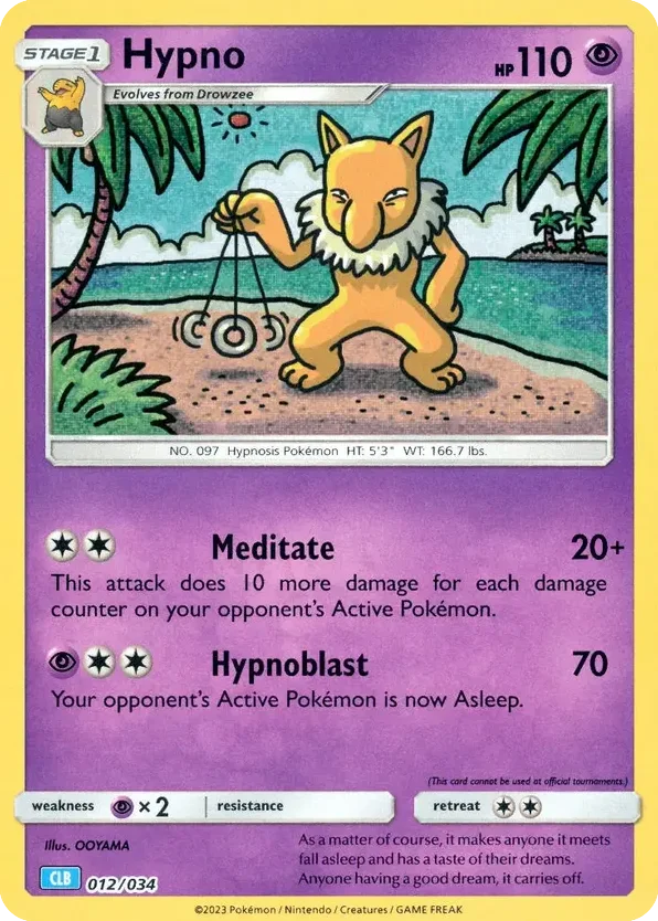 Hypno · Pokémon TCG Classic - Blastoise