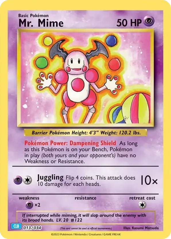 Mr. Mime · Pokémon TCG Classic - Blastoise