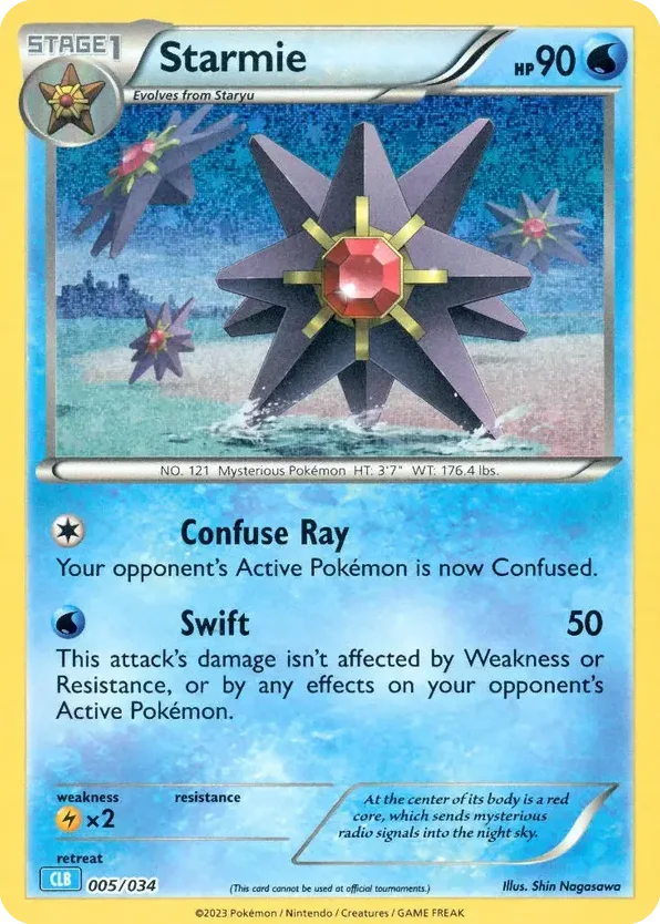 Starmie · Pokémon TCG Classic - Blastoise