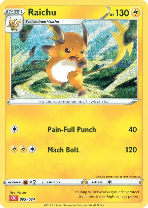 Raichu · Pokémon TCG Classic - Charizard