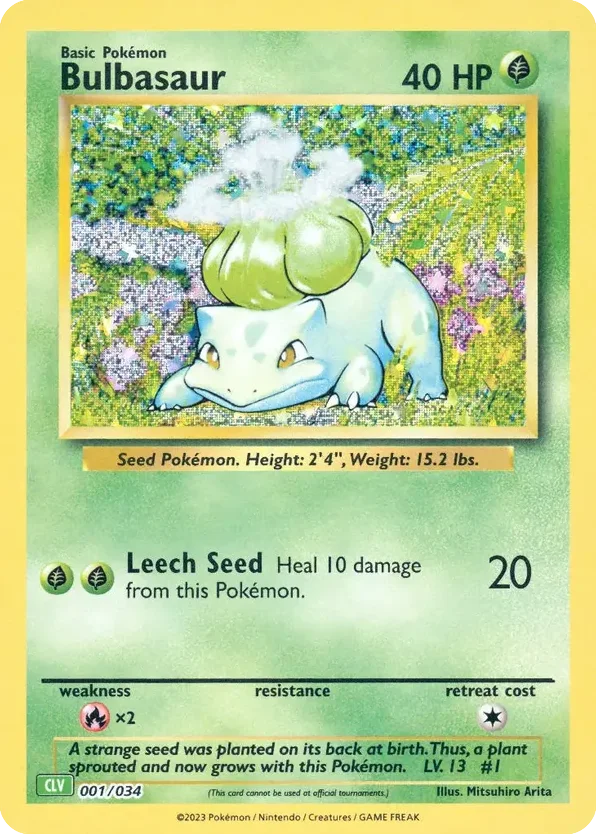 Bulbasaur · Pokémon TCG Classic - Venusaur