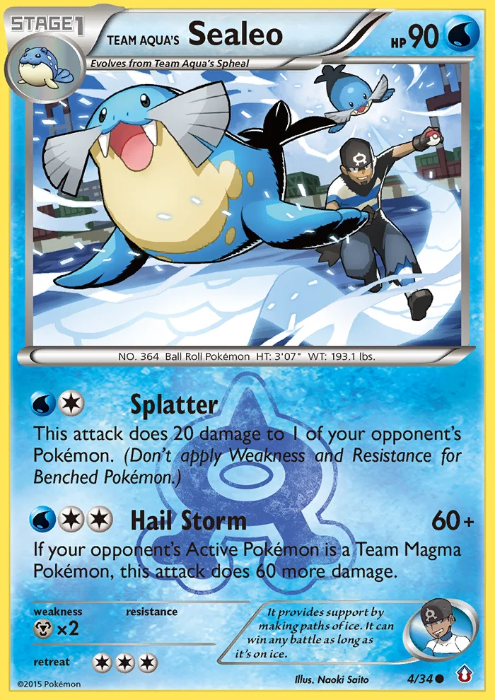 Team Aqua's Sealeo · Double Crisis