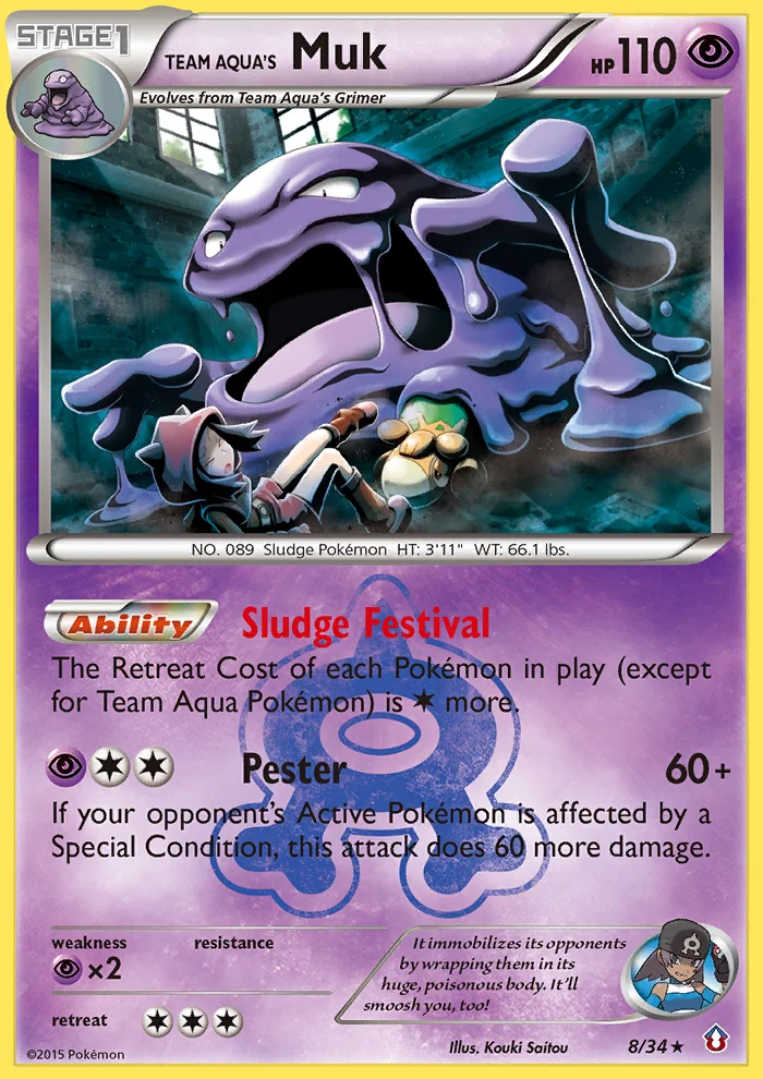Team Aqua's Muk · Double Crisis