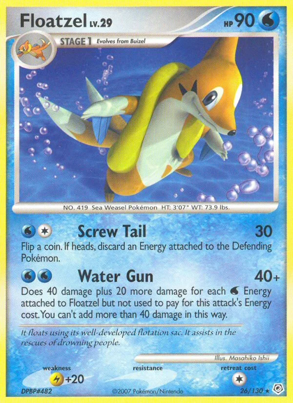 Floatzel · Diamond & Pearl