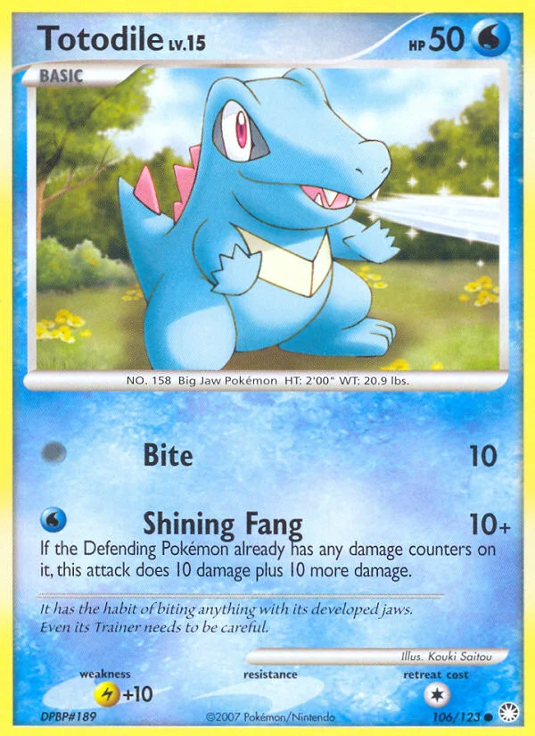 Totodile · Mysterious Treasures