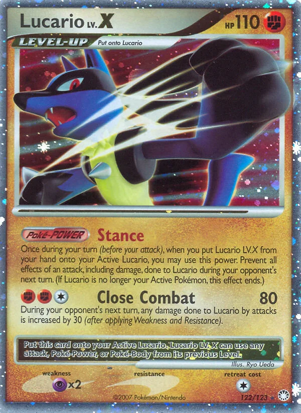 Lucario LV.X · Mysterious Treasures