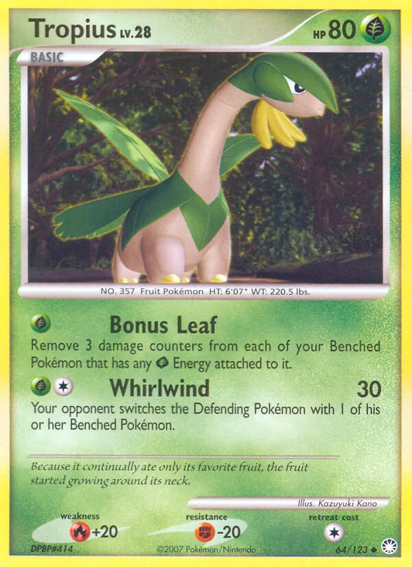 Tropius · Mysterious Treasures