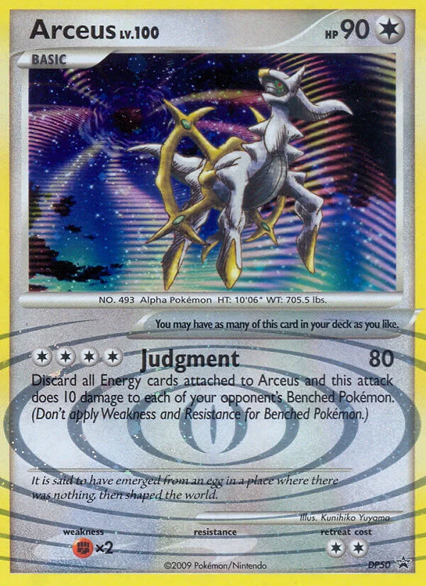 Arceus · DP Black Star Promos