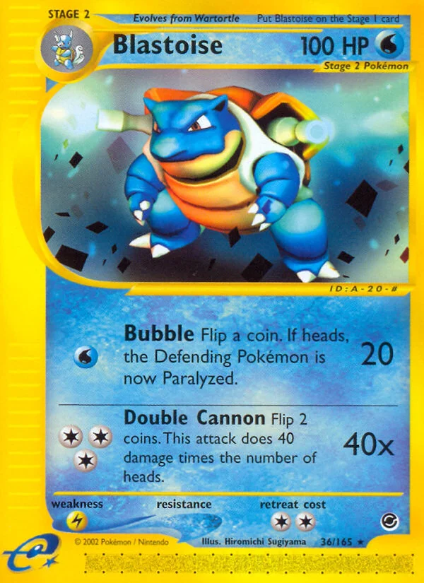 Blastoise · Expedition Base Set