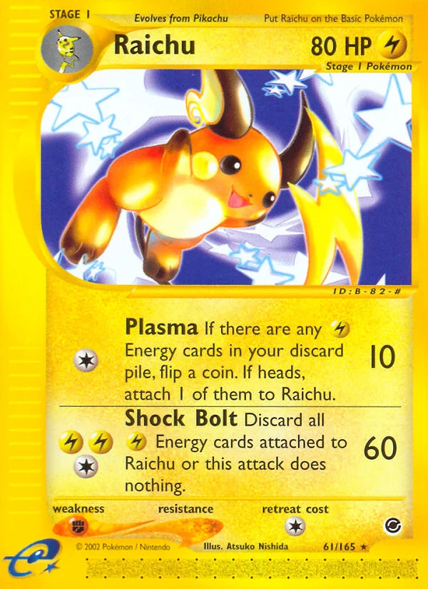 Raichu · Expedition Base Set