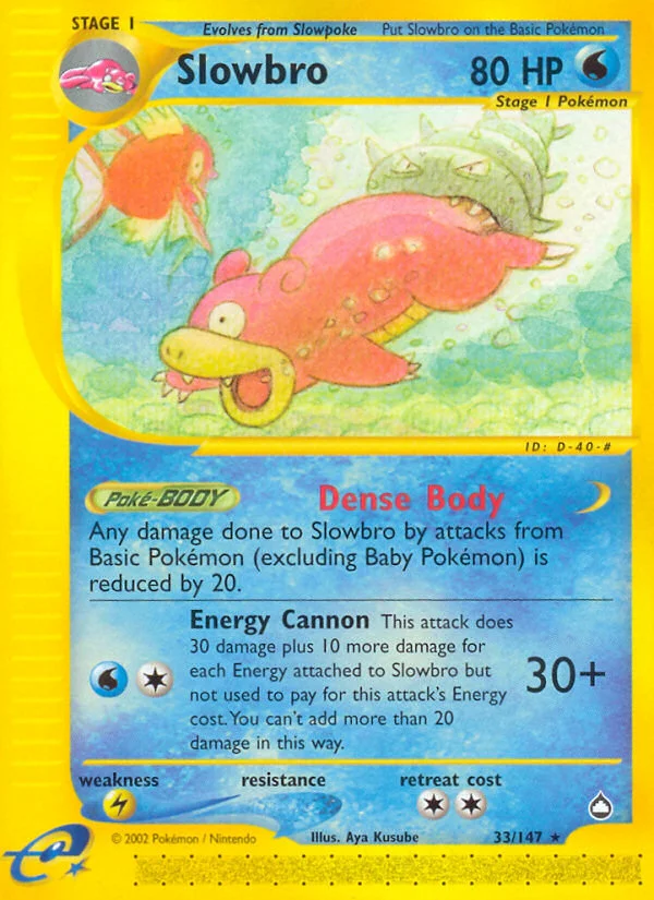 Slowbro · Aquapolis