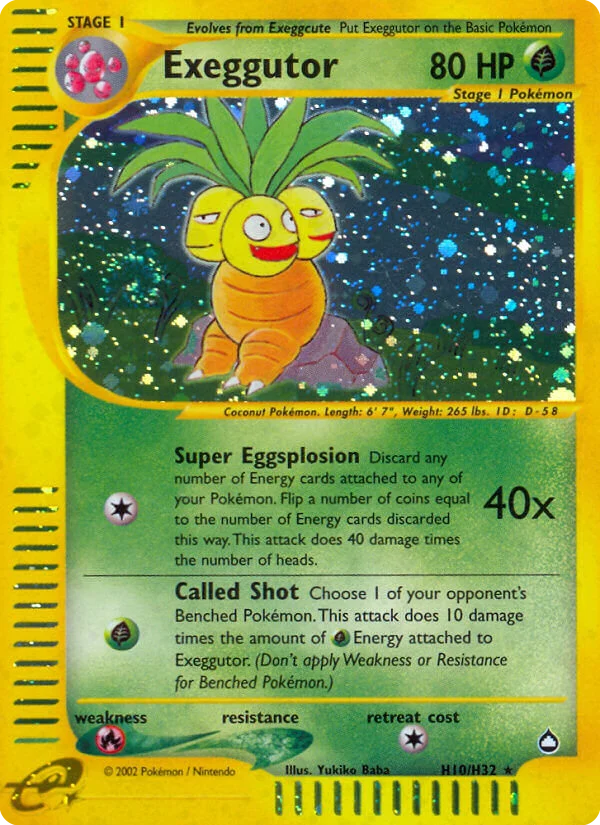 Exeggutor · Aquapolis