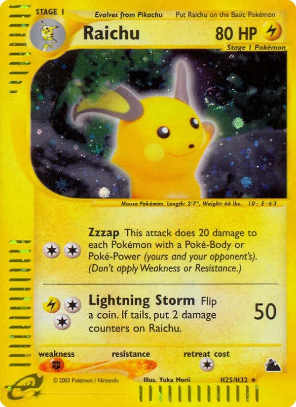 Raichu · Skyridge