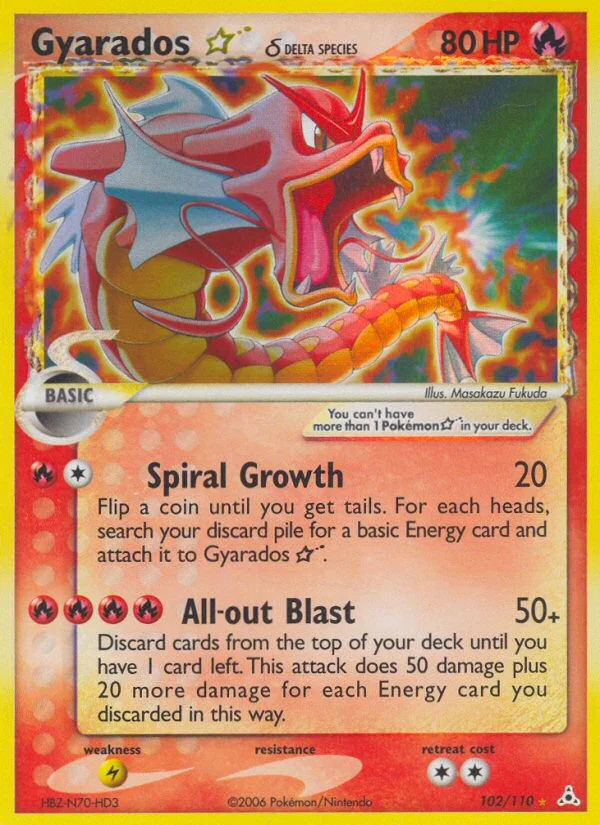 Gyarados ☆ δ · Holon Phantoms
