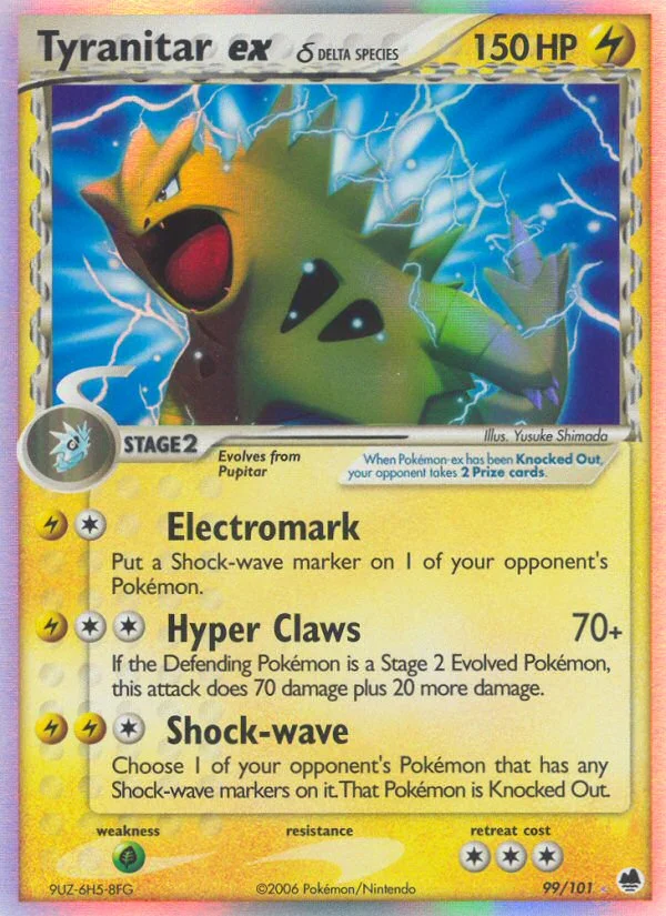 Tyranitar ex δ · Dragon Frontiers