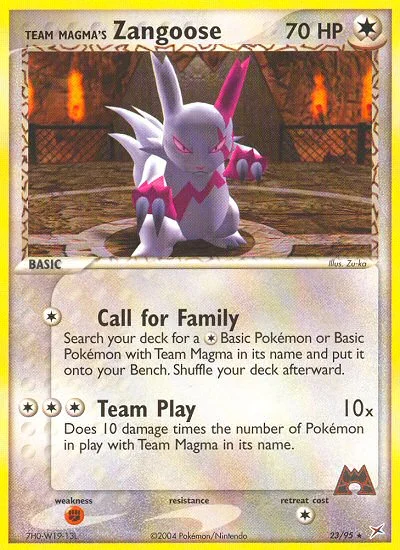 Team Magma's Zangoose · Team Magma vs Team Aqua