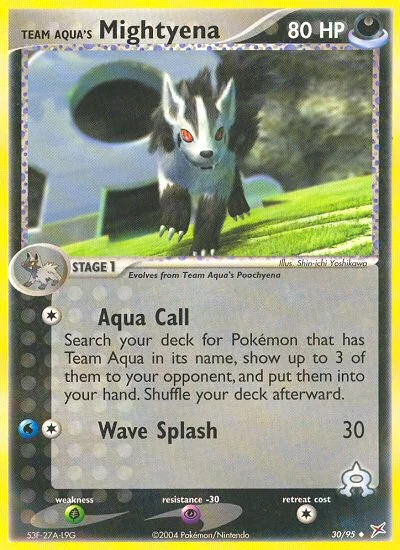 Team Aqua's Mightyena · Team Magma vs Team Aqua
