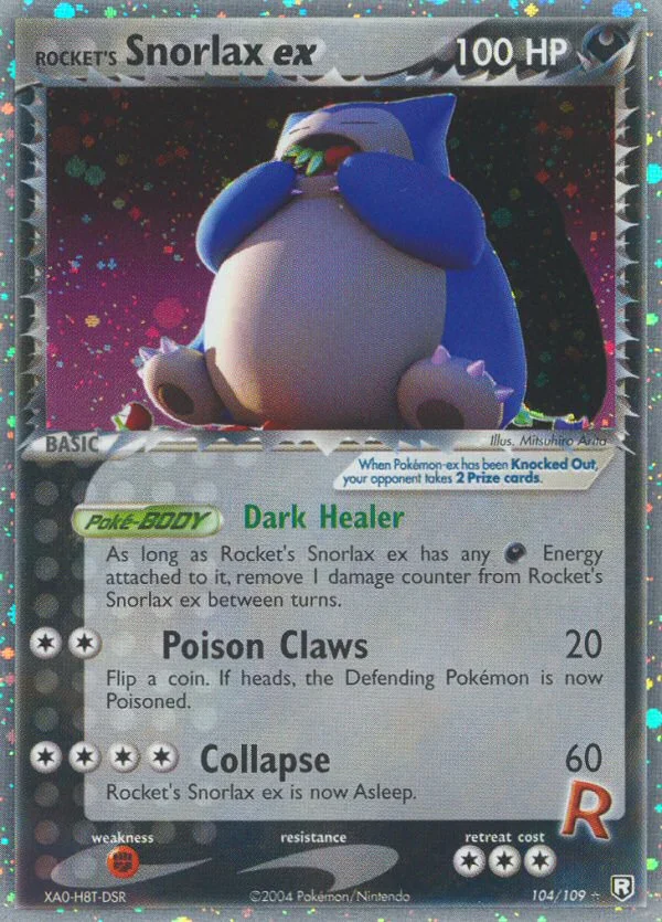 Rocket's Snorlax ex · Team Rocket Returns