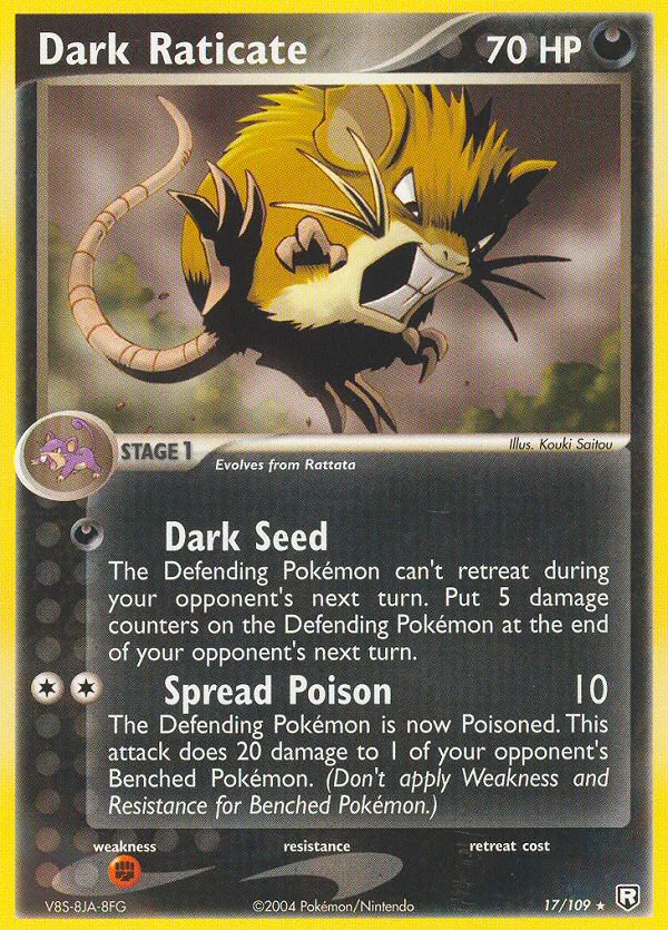 Dark Raticate · Team Rocket Returns