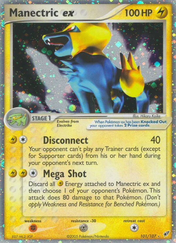 Manectric ex · Deoxys