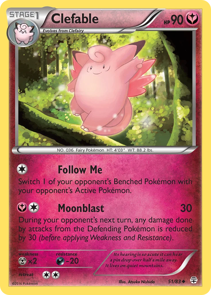 Clefable · Generations
