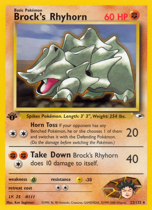 Brock's Rhyhorn · Gym Heroes
