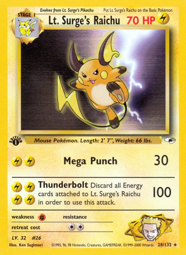Lt. Surge's Raichu · Gym Heroes
