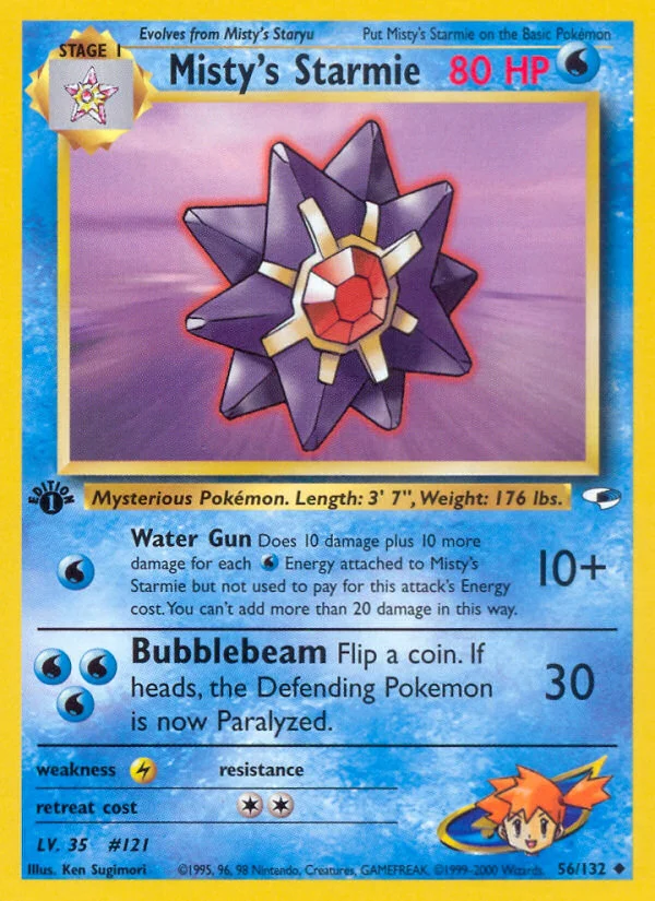 Misty's Starmie · Gym Heroes