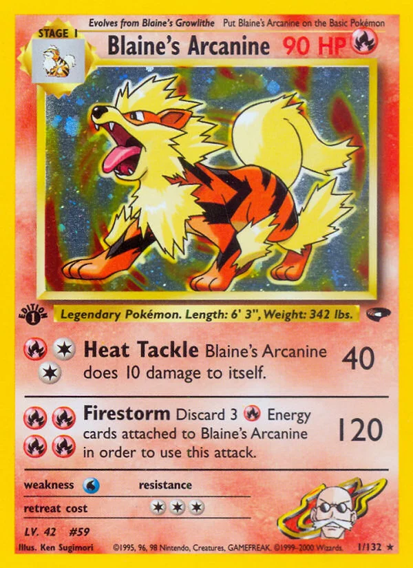 Blaine's Arcanine · Gym Challenge