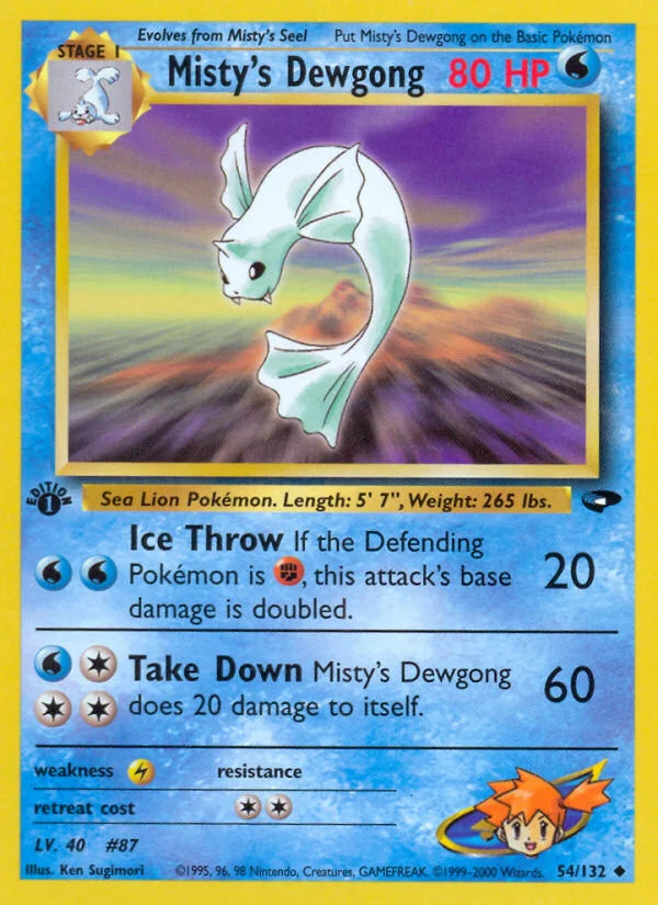 Misty's Dewgong · Gym Challenge