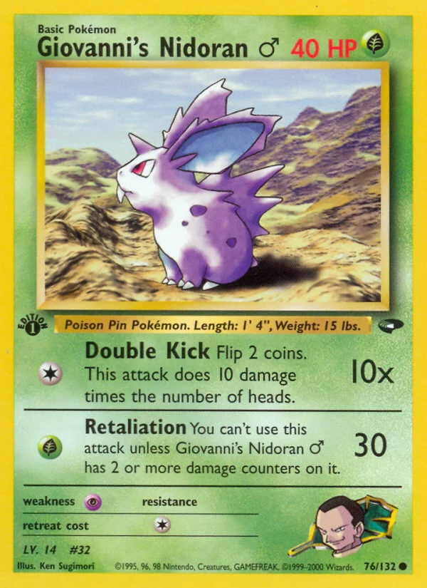 Giovanni's Nidoran ♂ · Gym Challenge