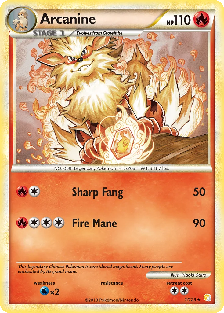 Arcanine · HeartGold & SoulSilver