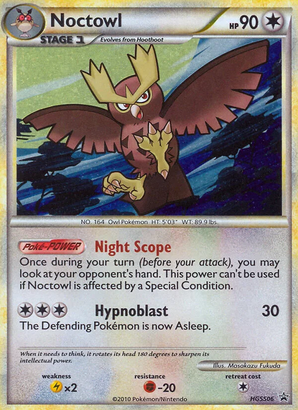 Noctowl · HGSS Black Star Promos