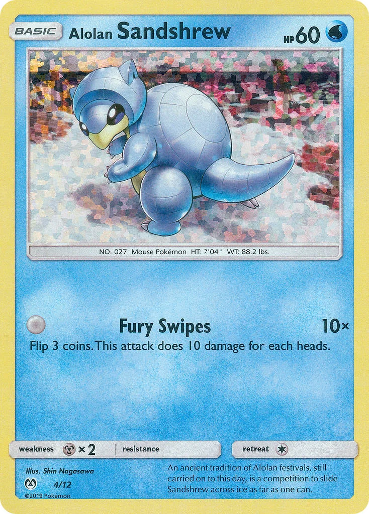Alolan Sandshrew · McDonald's Collection 2019