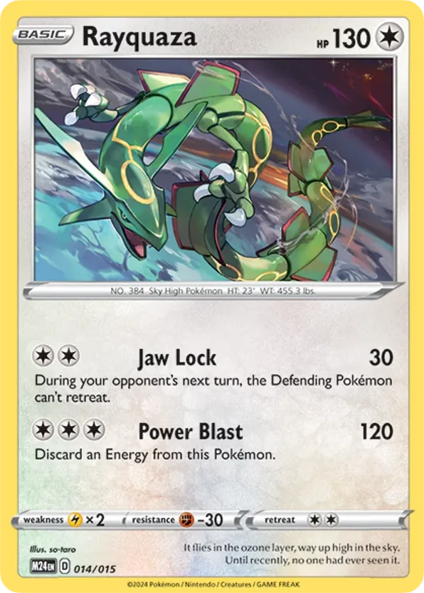 Rayquaza · McDonald's Collection 2024