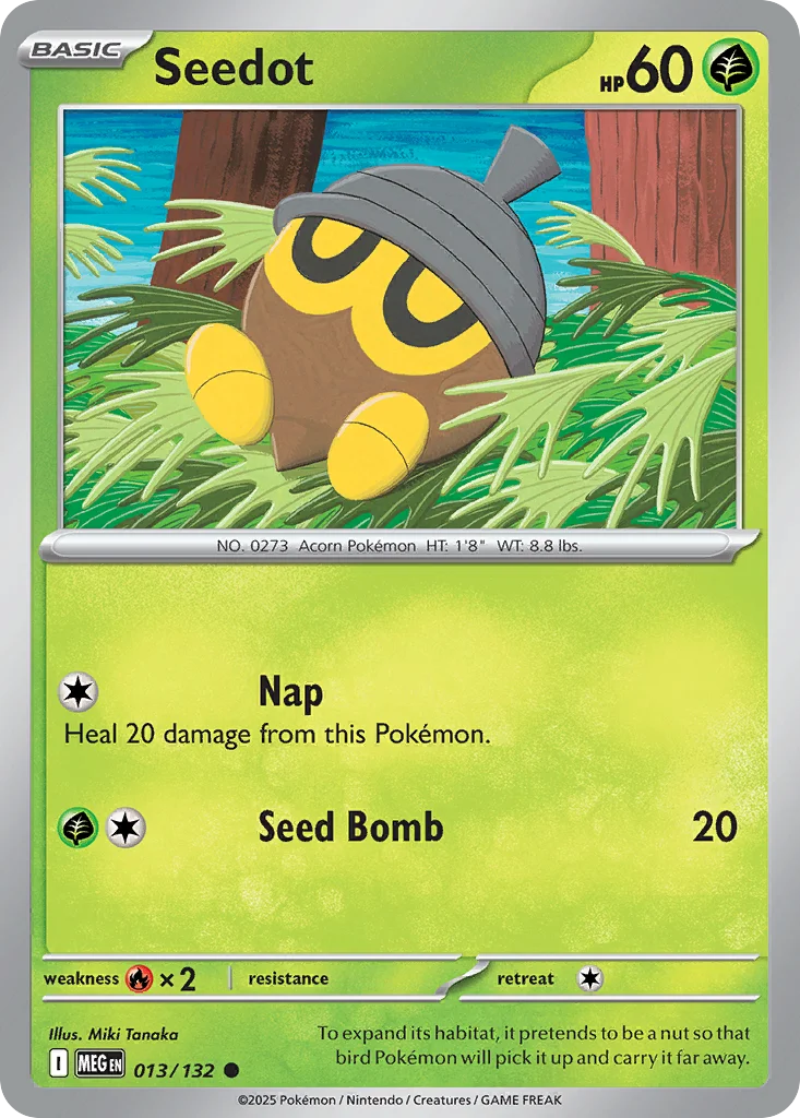 Seedot · Mega Evolution