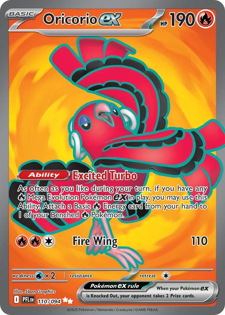 Oricorio ex · Phantasmal Flames