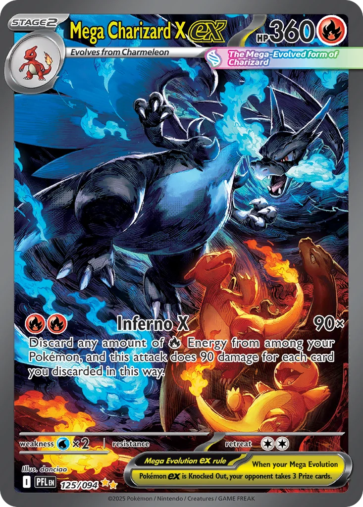 Mega Charizard X ex · Phantasmal Flames