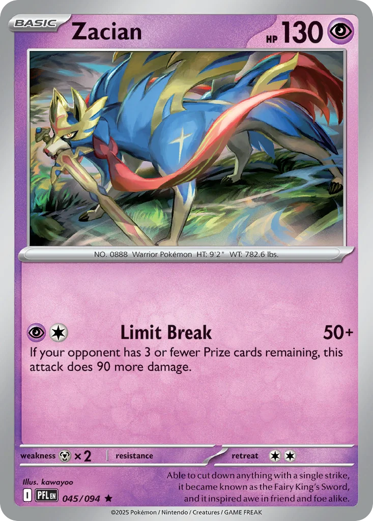 Zacian · Phantasmal Flames