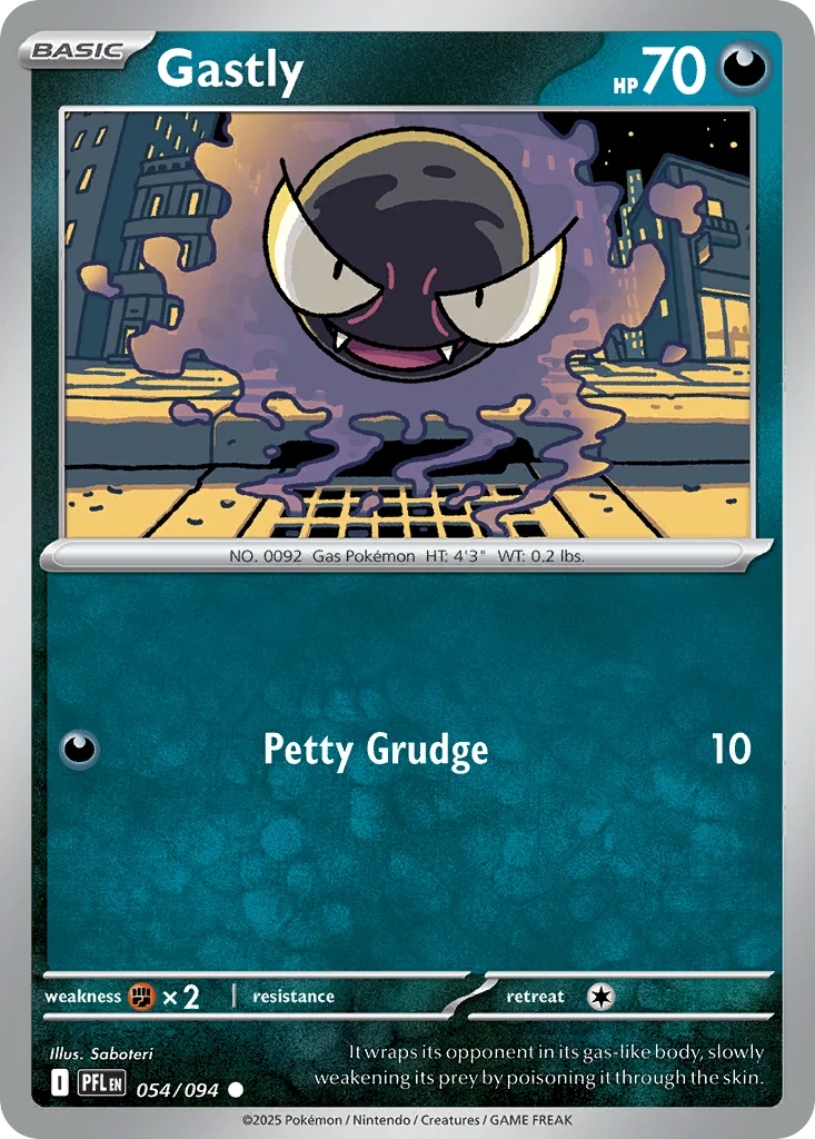 Gastly · Phantasmal Flames