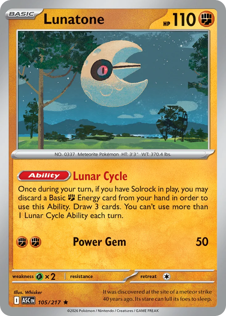 Lunatone · Ascended Heroes