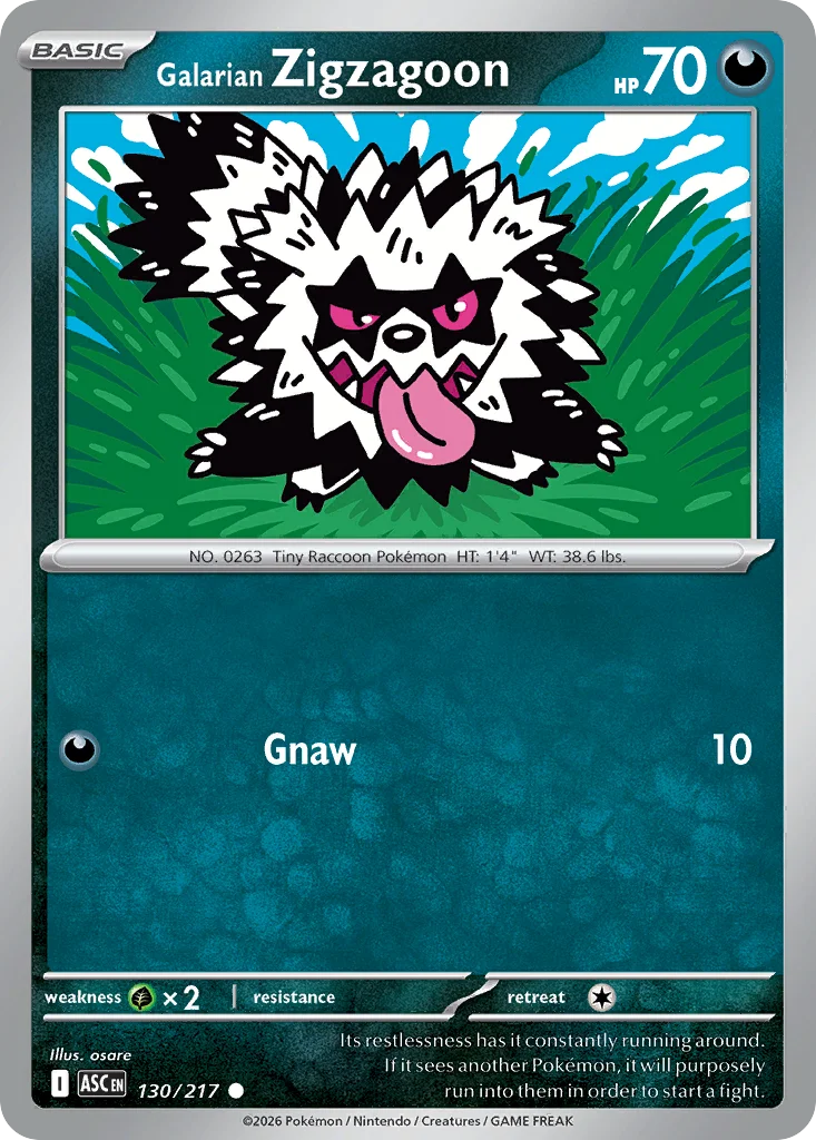 Galarian Zigzagoon · Ascended Heroes