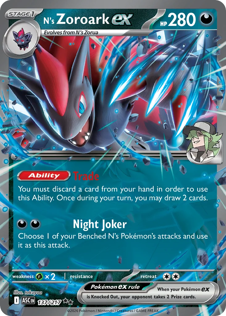 N's Zoroark ex · Ascended Heroes